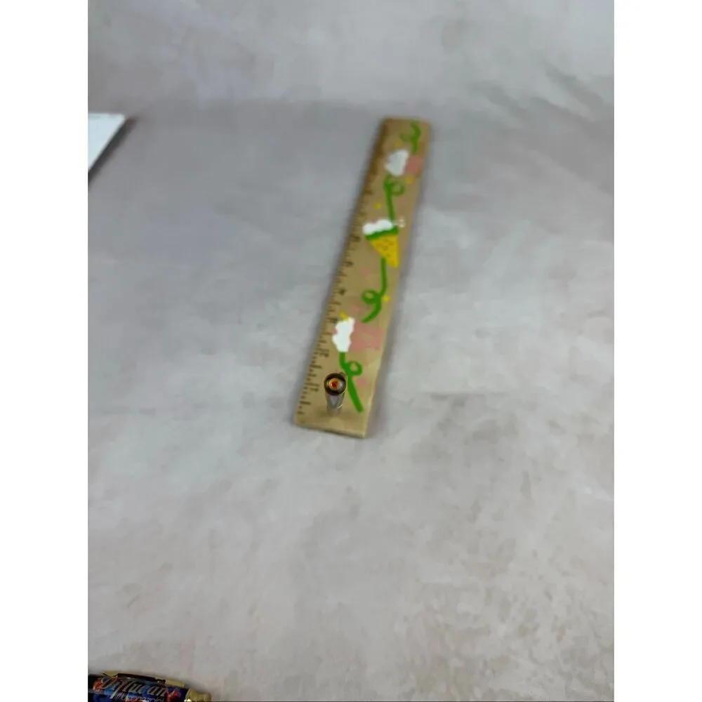 Vintage Metal Mechanical Pencil Blue and Gold Writes